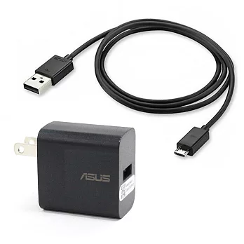 ASUS 原廠USB充電旅充插頭5.35V/2A+傳輸充電線組_手機內附款(裸裝)單色