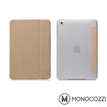 MONOCOZZI LUCID FOLIO iPad Mini 4 超薄翻轉式保護殼 (黃褐)