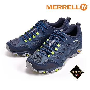 MERRELL 男 MOAB FST GORE-TEX戶外多功能鞋ML35767 / 城市綠洲 (防臭抗菌.黃金大底.防水.透氣.抗磨損)8.5藍色