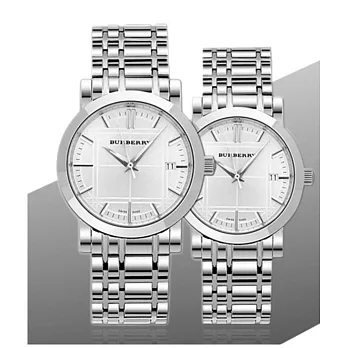 【BURBERRY】精英領袖石英商務對錶 BU1350/BU1351