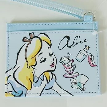 【U】Humbie Cuddy - 迪士尼輕巧彩繪票卡夾(四款可選) - 愛麗絲
