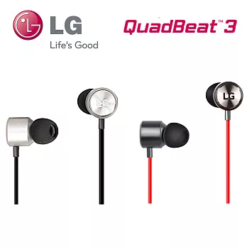 LG HSS-F630 QuadBeat3 3.5mm 原廠入耳式 旗艦耳機 (裸裝)紅黑