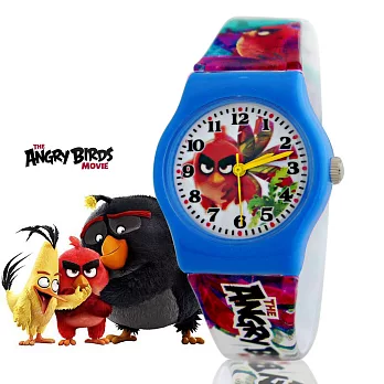 Angry Birds 憤怒鳥正版授權卡通休閒膠錶- 奔跑瑞德
