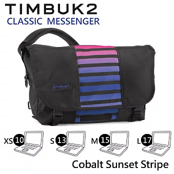 【美國Timbuk2】Classic Messenger 經典郵差包(Colbat Sunset Stripe-M)