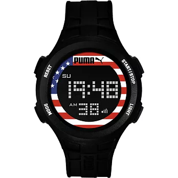 PUMA 復刻奧運美國時尚運動腕錶-PU911301010