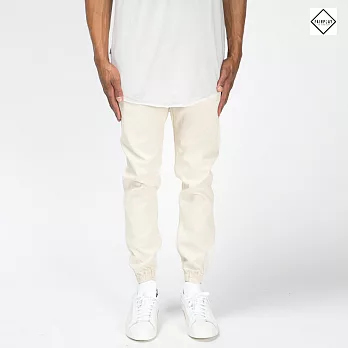 【GT Company】FAIRPLAY SUMMER CAL - NATURAL 長褲棉褲縮口褲28白色