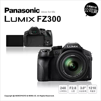 Panasonic DMC-FZ300 公司貨★送32G記憶卡+副廠電池+清潔組+保護貼