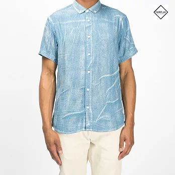 【GT Company】FAIRPLAY SUMMER MACALLISTER-MED INDIGO 襯衫短袖休閒S天藍