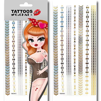 LIL Biatch’s X C&CHAT紋身貼-幾何民族鍊