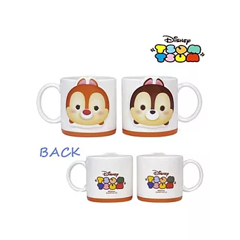 《sun-art》迪士尼TSUM TSUM浮雕陶磁馬克對杯組(奇奇蒂蒂)