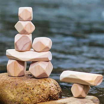 《iwood》疊石積木｜ Wooden Stone Blocks