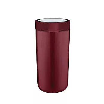 Stelton 360度隨行杯 (340ml)(勃根地紅)