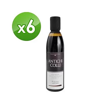 【ANTICHI COLLI】經典巴薩米克摩典那酒醋淋醬(500ML/瓶)x6瓶組