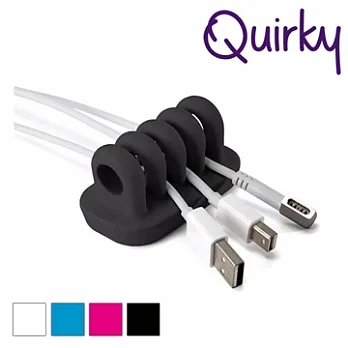巧趣Quirky 橡膠整線文鎮 CORDIES白色