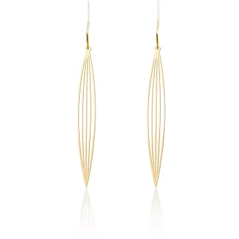moorigin / 淡竹耳環 S / 金