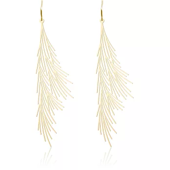 moorigin / 蘆葦草耳環 M / 金