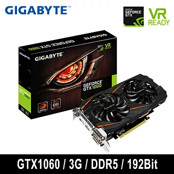 GIGABYTE 技嘉 GV-N1060WF2OC-3GD 顯示卡