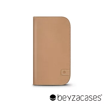 Beyzacases Natural Wallet iPhone 6 專用樸質雅緻皮夾護套 (駱駝淺棕)