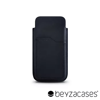 Beyzacases Natural ID Slim iPhone 6 專用超薄卡片皮套 (洗鍊黑)