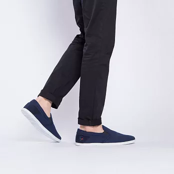 FYE法國環保鞋懶人休閒鞋 男生款 台灣寶特瓶纖維(再回收概念,耐穿,不會分解) ---舒適‧輕便。40海軍藍