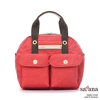 satana - 旅行後背包/保齡球包 - 漿果紅