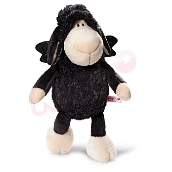 35cm黑天使咩咩羊坐姿玩偶