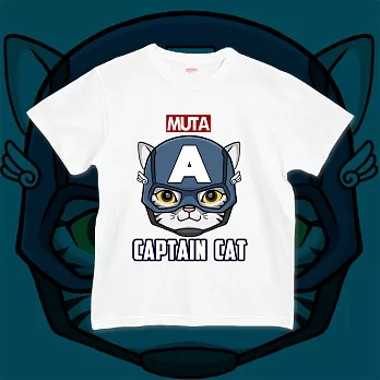 CAPTAIN CAT 日本United Athle純棉柔感中性T恤S白