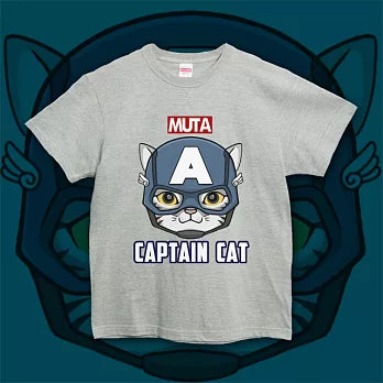 CAPTAIN CAT 日本United Athle純棉柔感中性T恤S灰