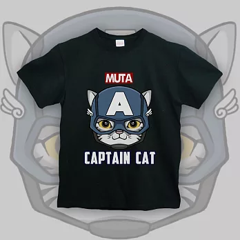 CAPTAIN CAT 日本United Athle純棉柔感中性T恤S黑