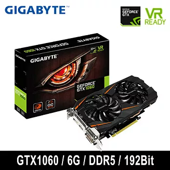 GIGABYTE 技嘉 GV-N1060WF2OC-6GD 顯示卡