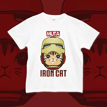IRON CAT 日本United Athle純棉柔感T恤S白
