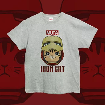 IRON CAT 日本United Athle純棉柔感T恤S灰