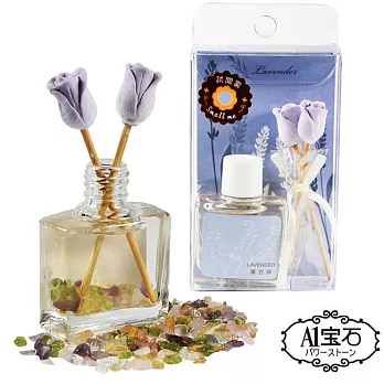 【A1寶石】五行薰衣草香氛組-紫水晶粉水晶等同聚寶盆功能(含開光-8ml)