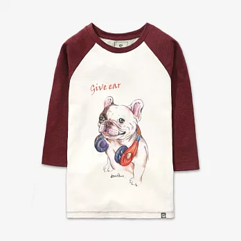 【Fandora】有耳可聽的都當聽-男女款-XS米白/酒紅