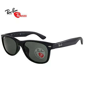 【Ray Ban 雷朋】RB2132F-901/58-55 亞洲版型雷朋偏光太陽眼鏡(黑框綠鏡面)