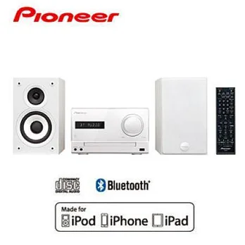 PIONEER 先鋒 X-CM32BT 迷你藍芽床頭音響支援CD、USB、FM、藍芽