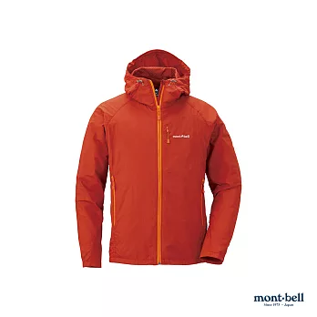 【mont-bell】Light Shell男款防潑水軟殼外套-椒紅#1106561M椒紅