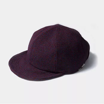 【 HUNTISM 日本職人帽子品牌】HOPSAK WB Cap / Burgundy (柏根地紅)