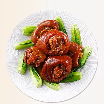 【那魯灣】澎富Q滷富貴紅燒豬腳 1入 (900公克/包)