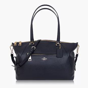 【COACH 多種背法】皮革 / 肩背 / 斜背兩用包(專櫃款)_深藍