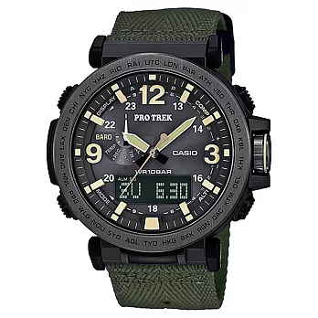 CASIO PRO TREK 締造巔峰太陽能登山錶-PRG-600YB-3DR