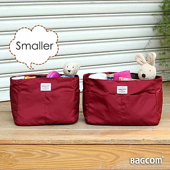 小 Size★INSIDE高度可變好收內袋(包中包)-深紅