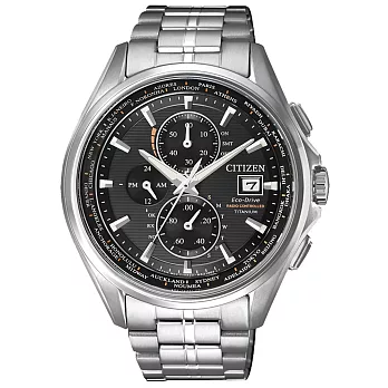 CITIZEN Eco-Drive 泉湧光年電波鈦金屬男錶-AT8130-56E