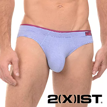 2(X)IST 條碼系列Borcode 比基尼三角褲(藍條格)M藍條格