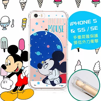 迪士尼授權正版 iPhone SE / 5S / 5 空壓安全保護套(米奇)