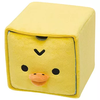 San-X 拉拉熊可愛生活系列毛絨抽屜收納盒。小雞