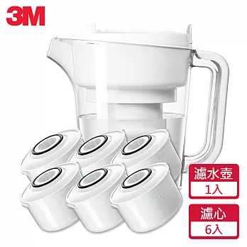 3M 即淨長效濾水壺WP3000 (1壺+6濾心)