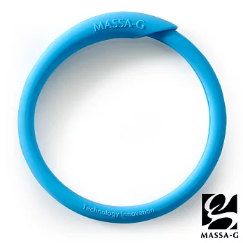 MASSA-G 炫彩動感負離子能量手環-藍S