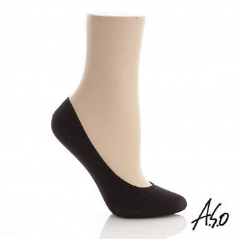 【ASO阿瘦】全掌隱形襪 5 雙組─ 穿在高跟鞋、包鞋裡面別人看不見，妳的美麗小心機～黑