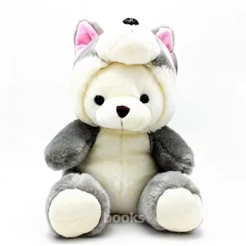 變裝泰迪熊【哈士奇造型】mini